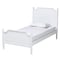 Baxton Studio Mariana Classic and Traditional White Finished Wood Full Size Platform Bed 224-12537-ZORO - alternate 5